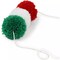 Christmas Pom Pom Garland, Red White and Green Xmas Tree Hanging Ornaments 10 Ft